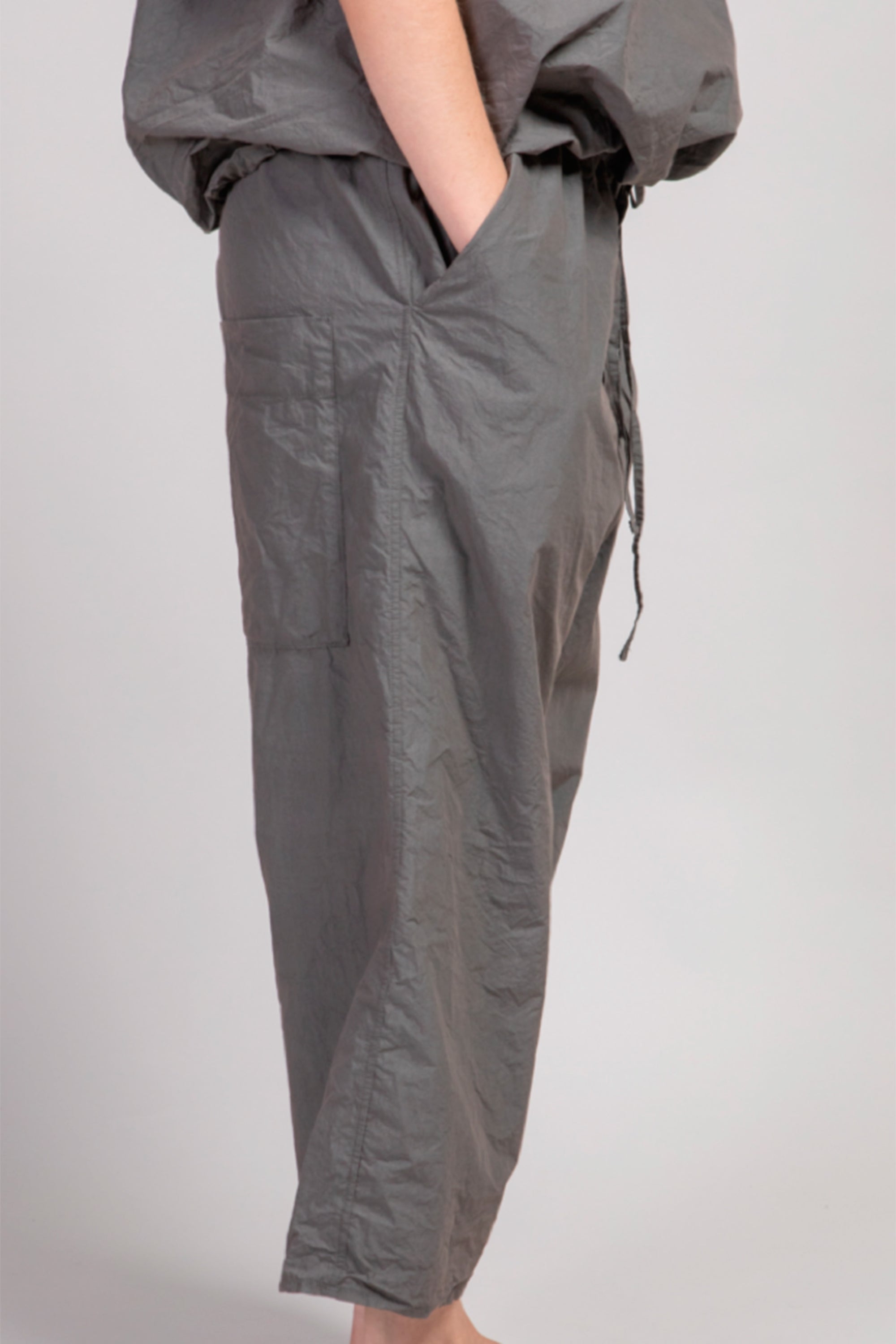 wide & short trousers tc black