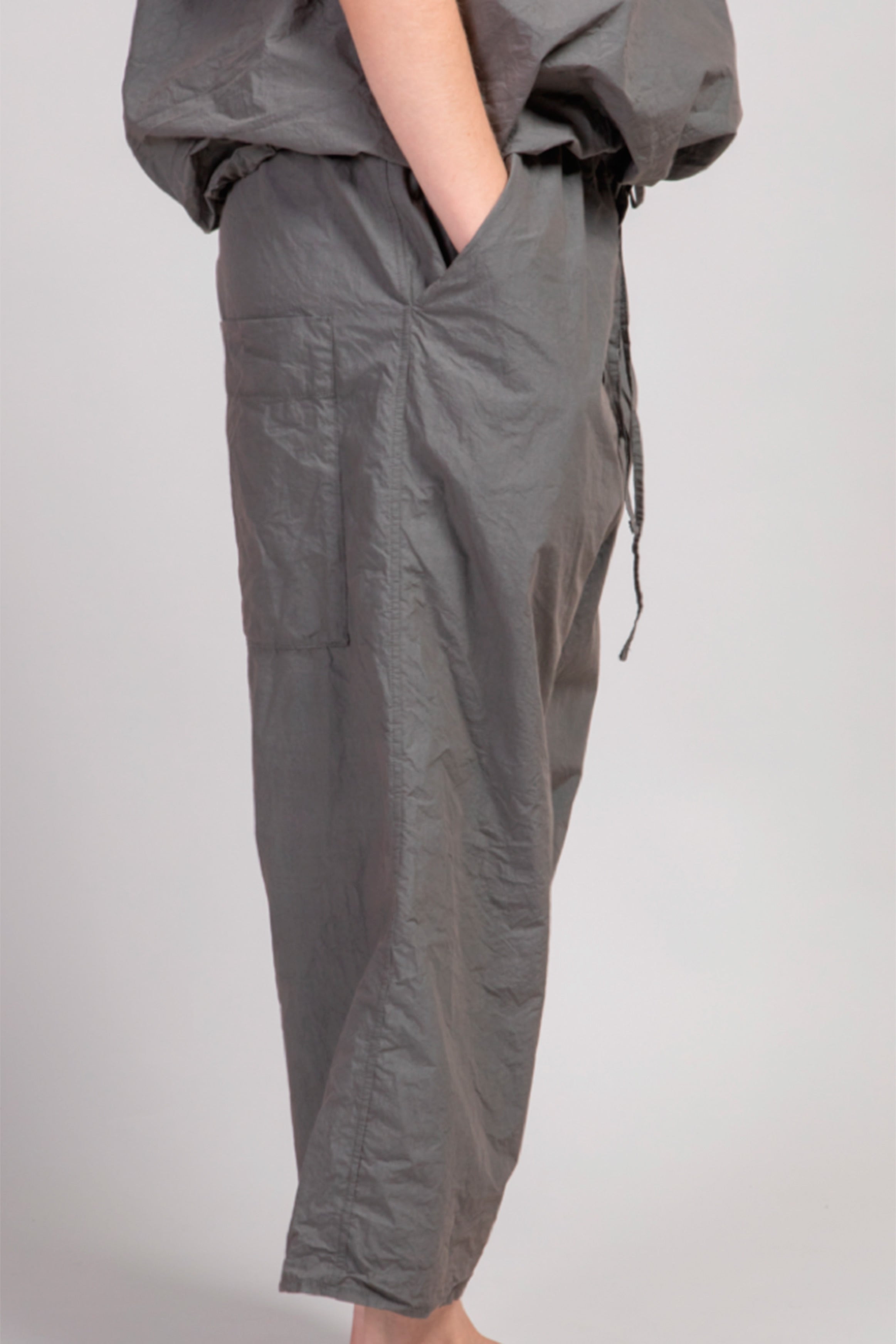 wide & short trousers tc black