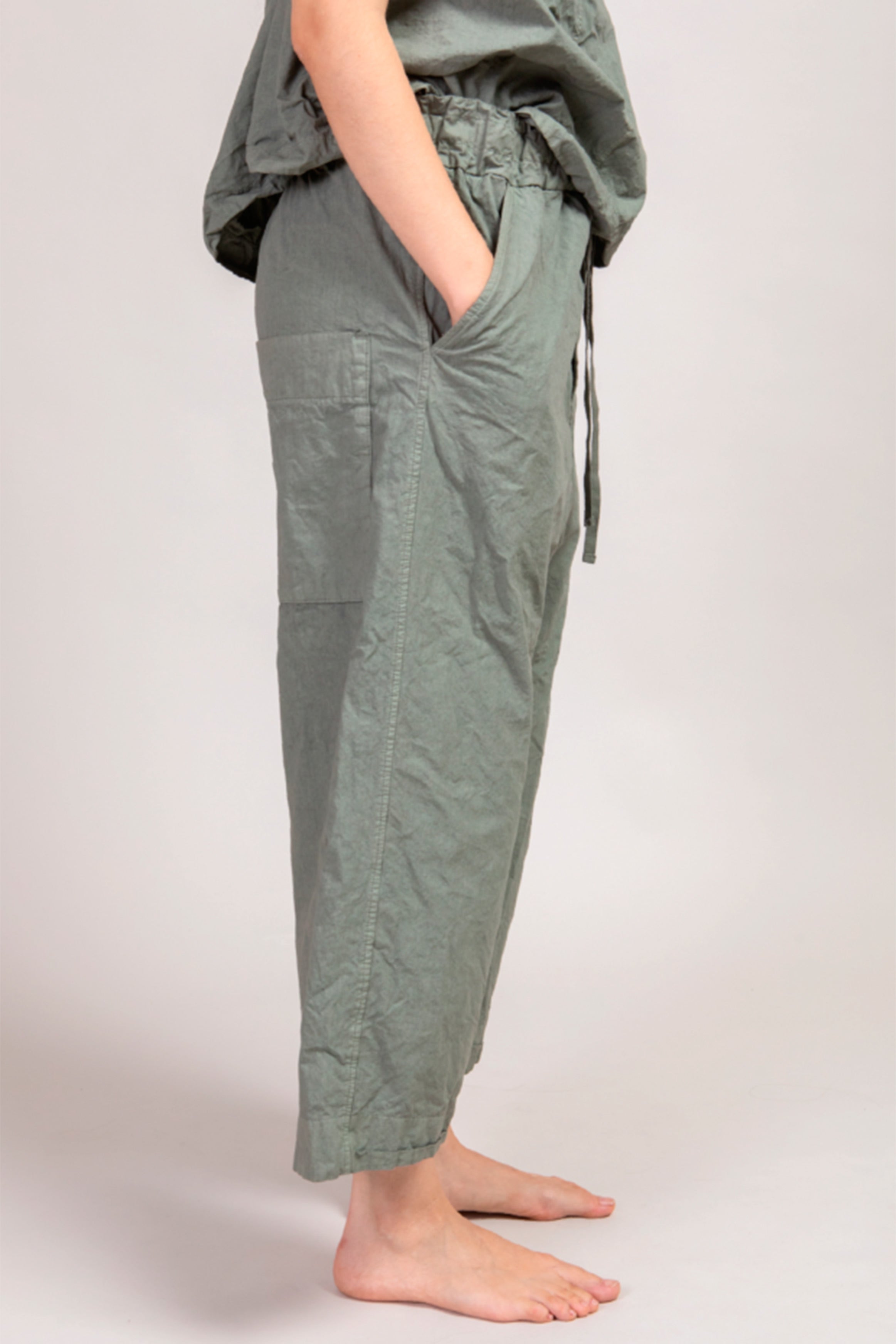 wide & short trousers cc sage