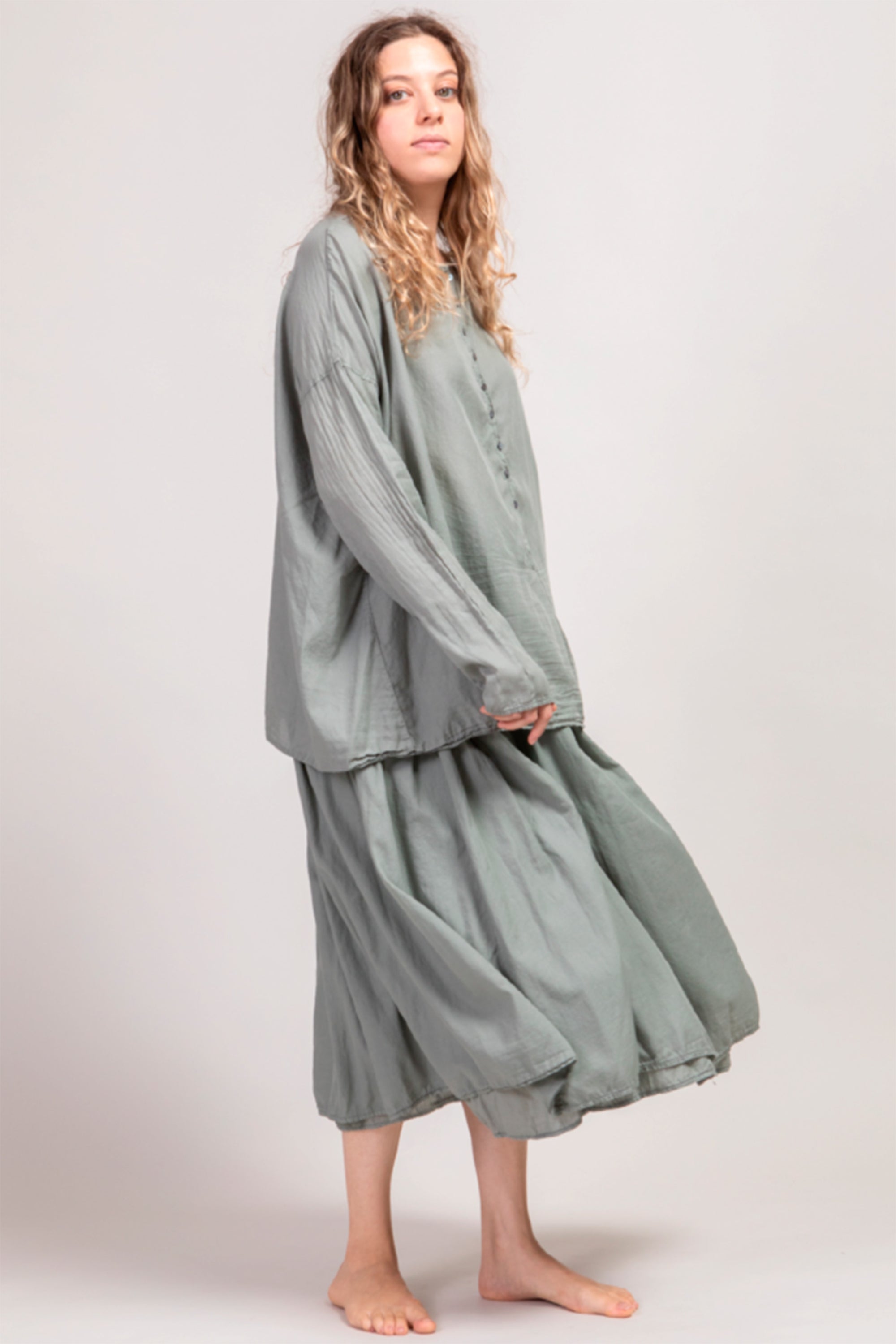 double layered skirt tl sage