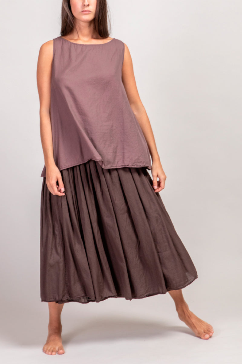 double layered skirt tl grape