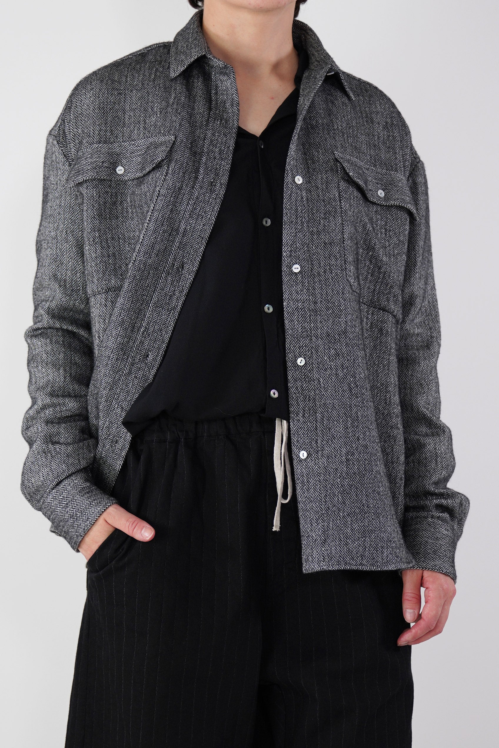 shirt agnes herringbone
