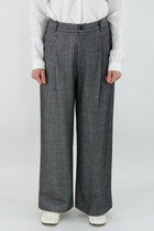 pants seline herringbone
