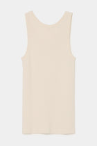 rib tank top ivory