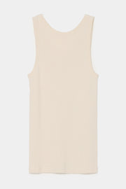rib tank top ivory