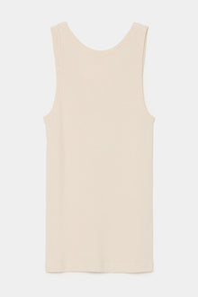 rib tank top ivory