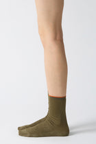 2 pairs of words socks black gold / khaki glitter
