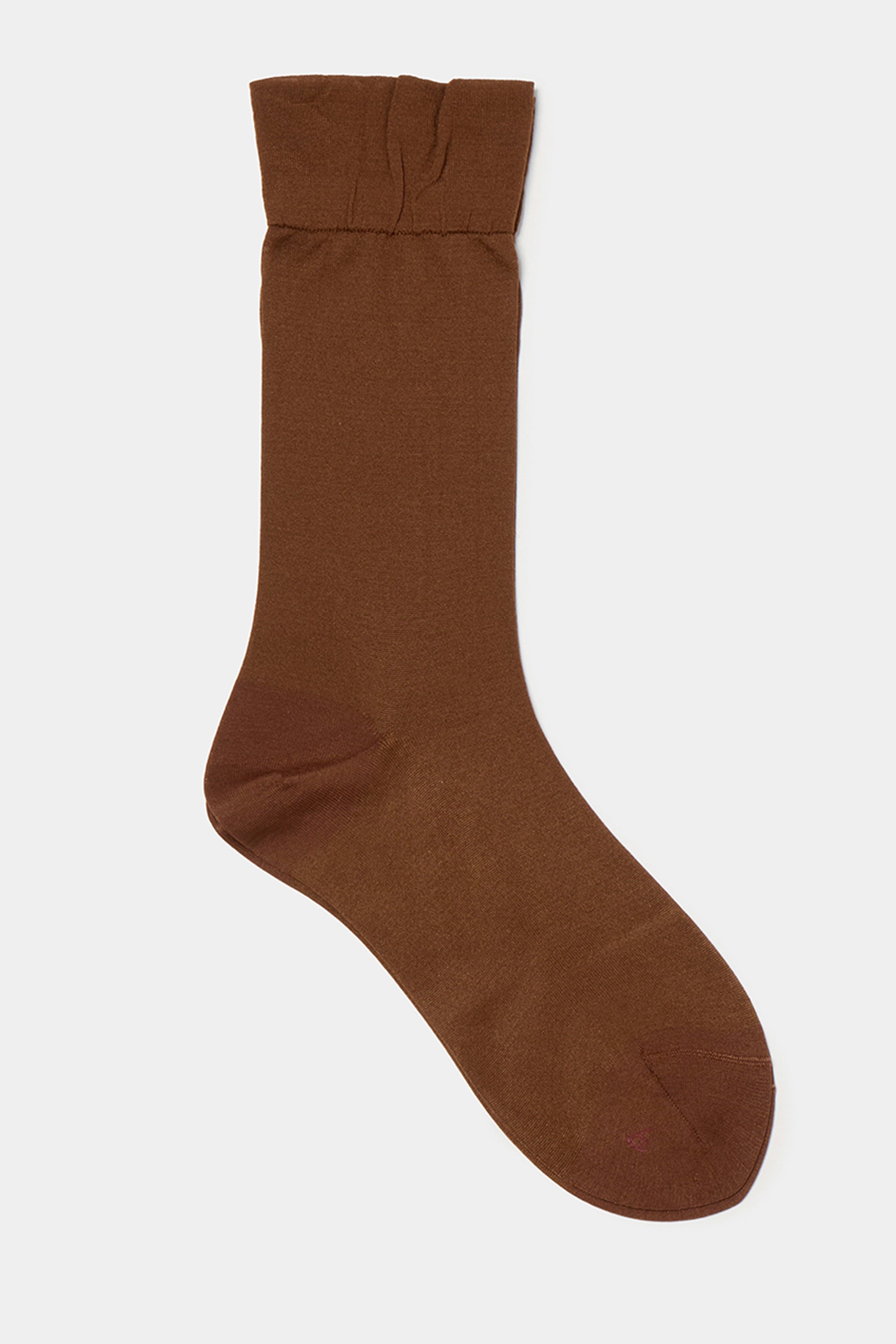 sheer socks brown