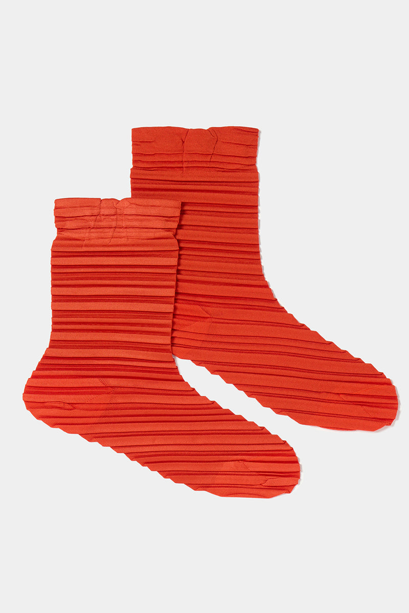 crushed socks orange