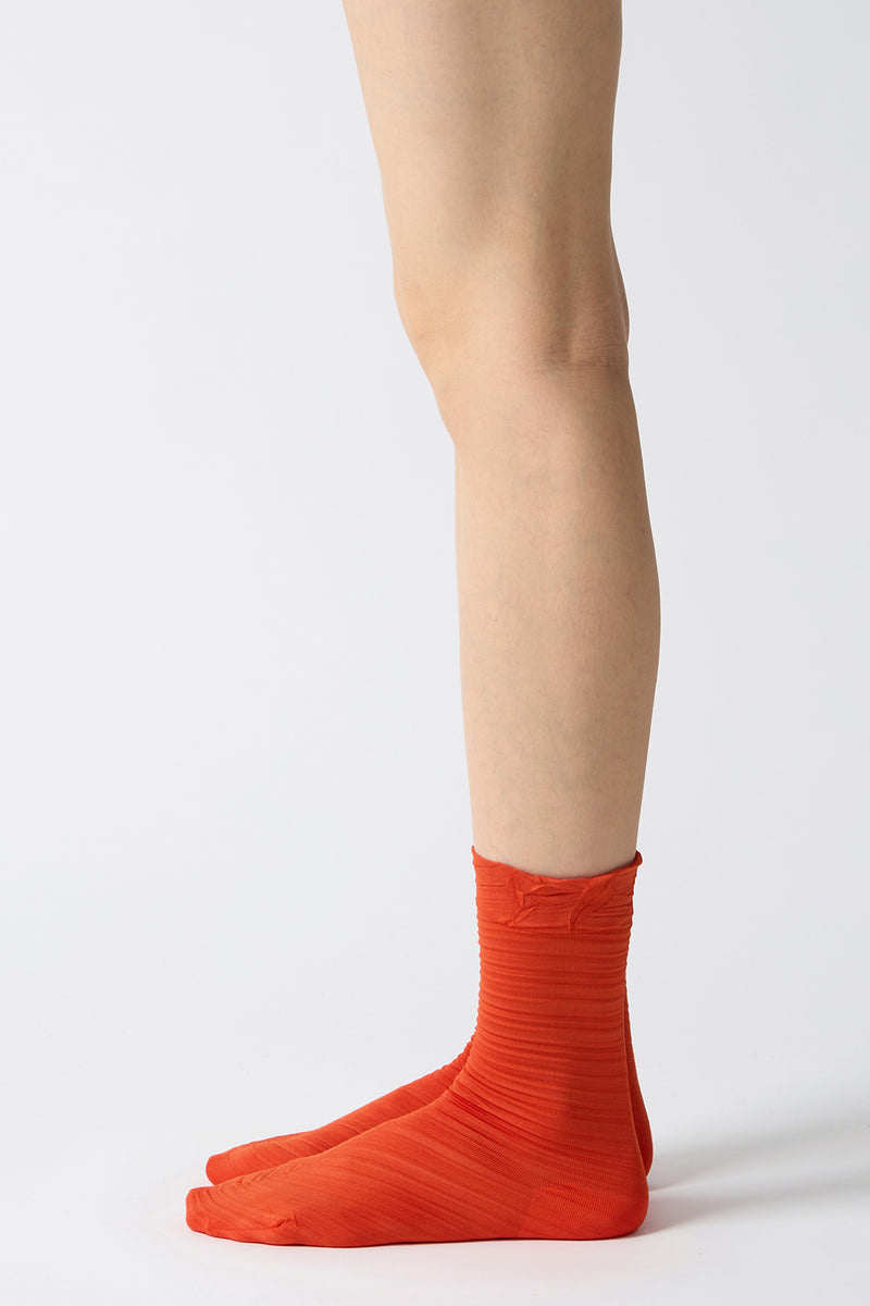 crushed socks orange