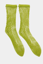 fishnet socks matcha