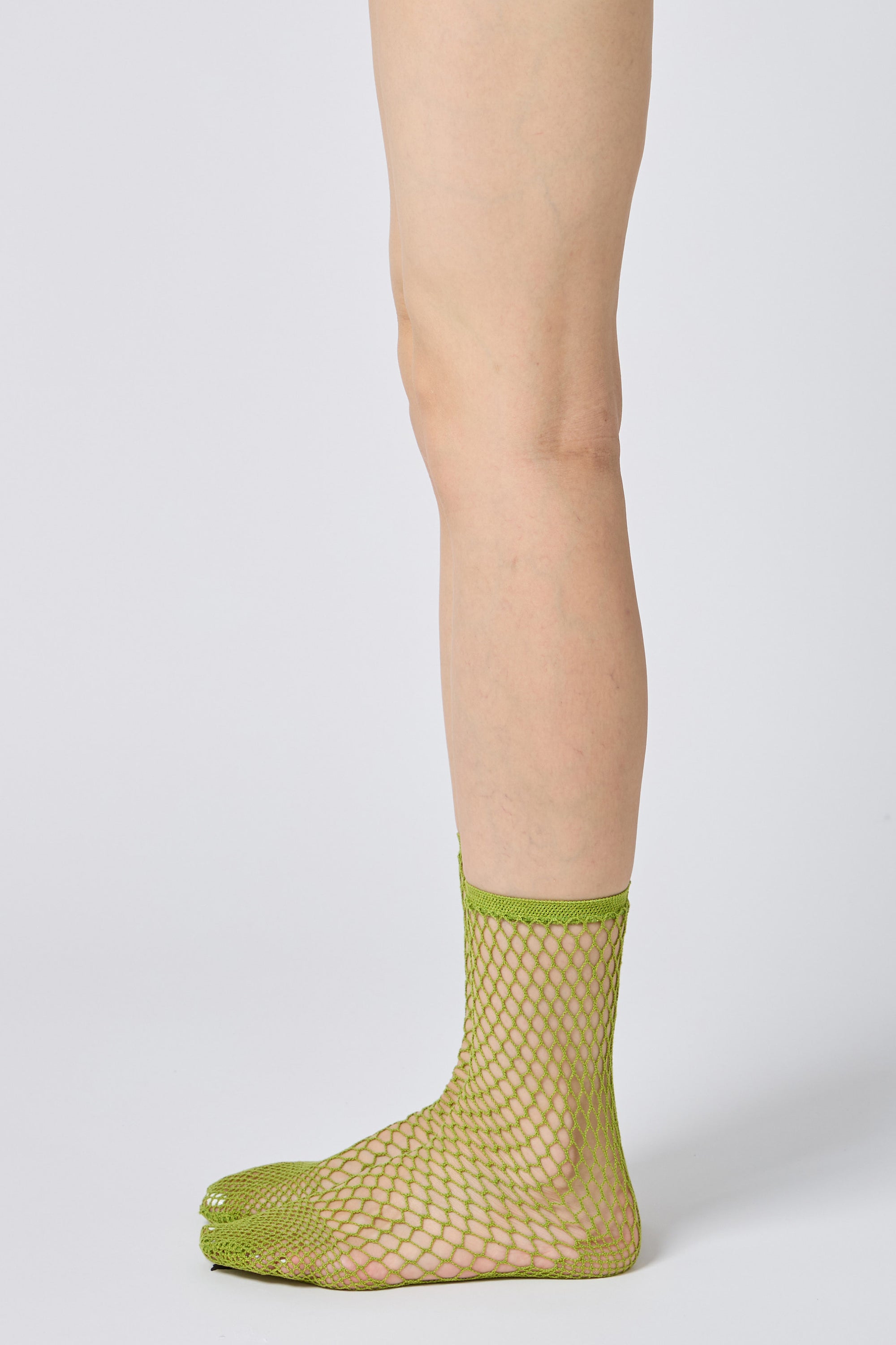 fishnet socks matcha