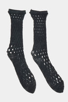 wavy fishnet socks