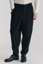 hiroshi pant linen wool black