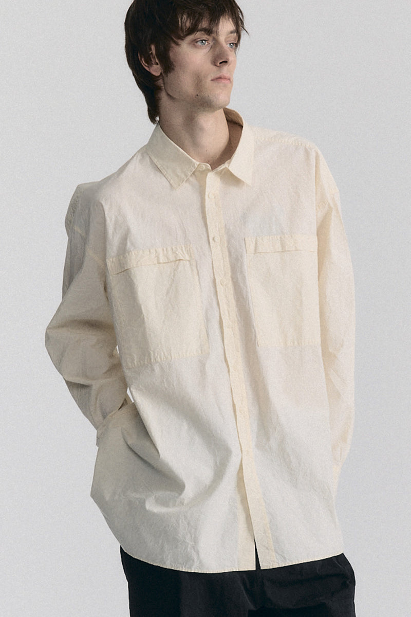 hamnet pocket shirt natural