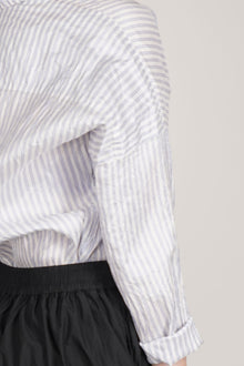striped silk shirt