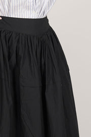 black cotton skirt