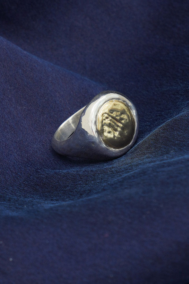 aloan ring sterling silver copper