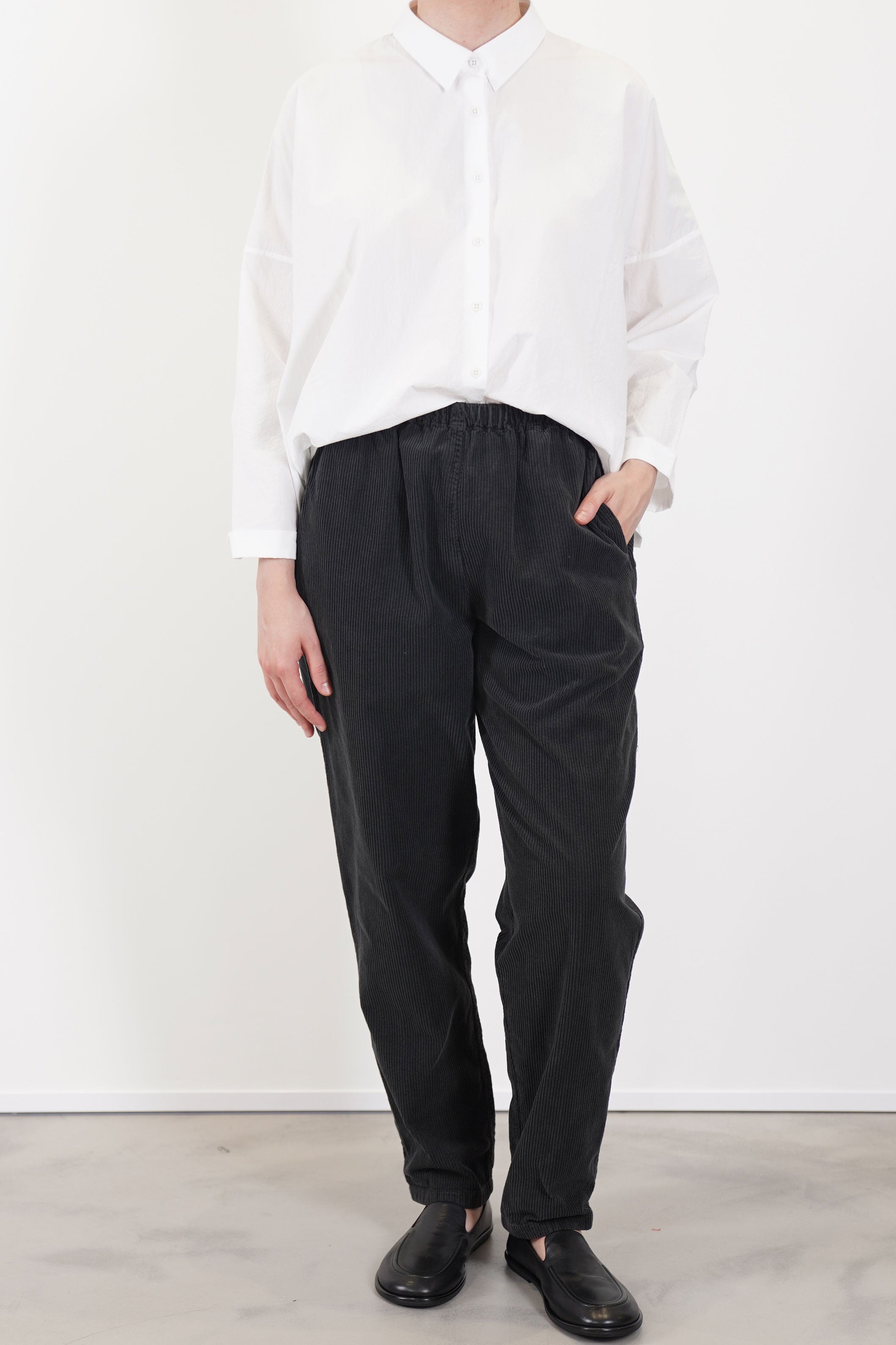 cord trousers simple timo graphite