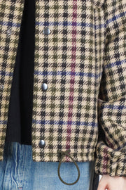 wool jacket ev-d multi check