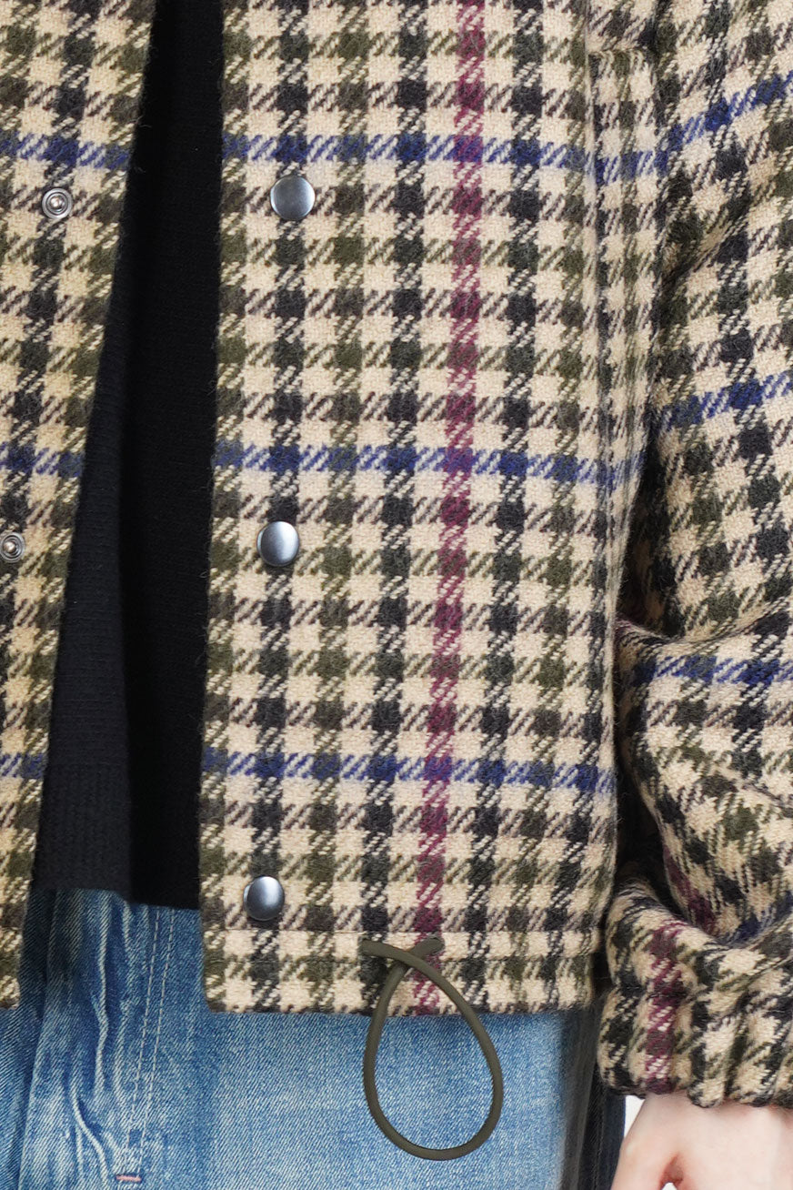wool jacket ev-d multi check