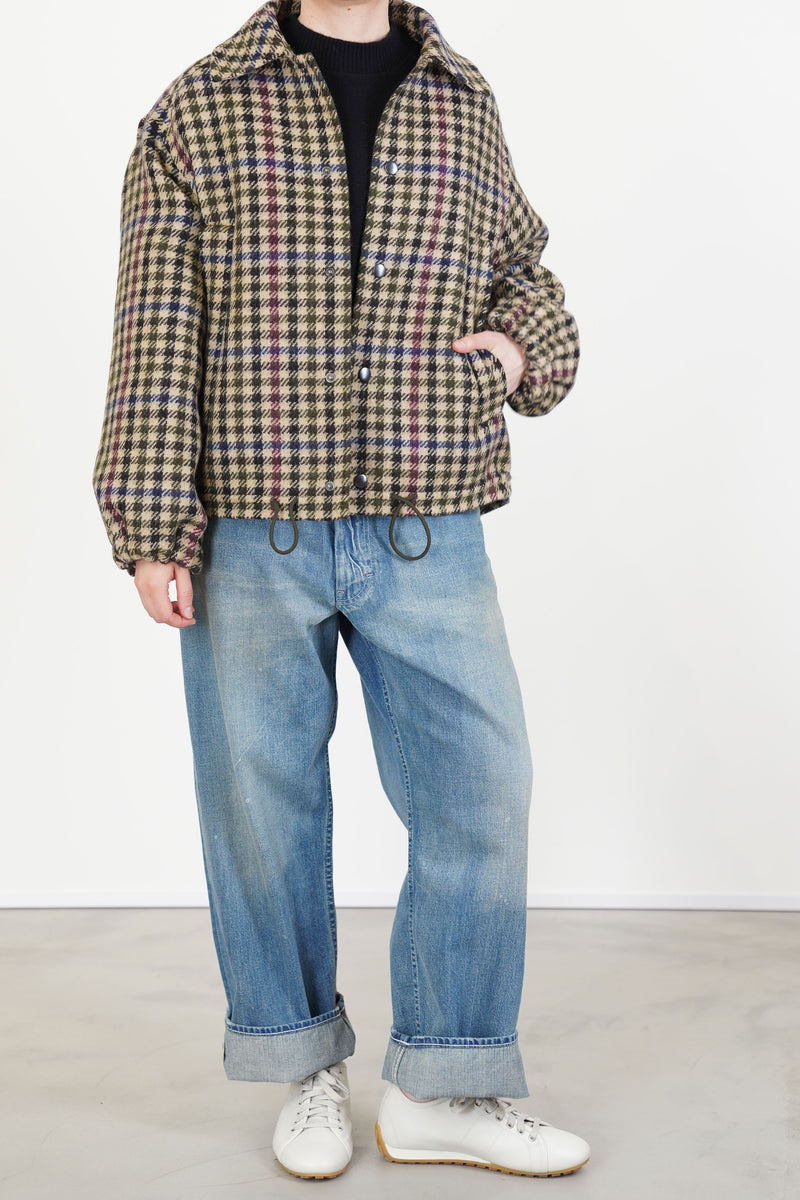 wool jacket ev-d multi check
