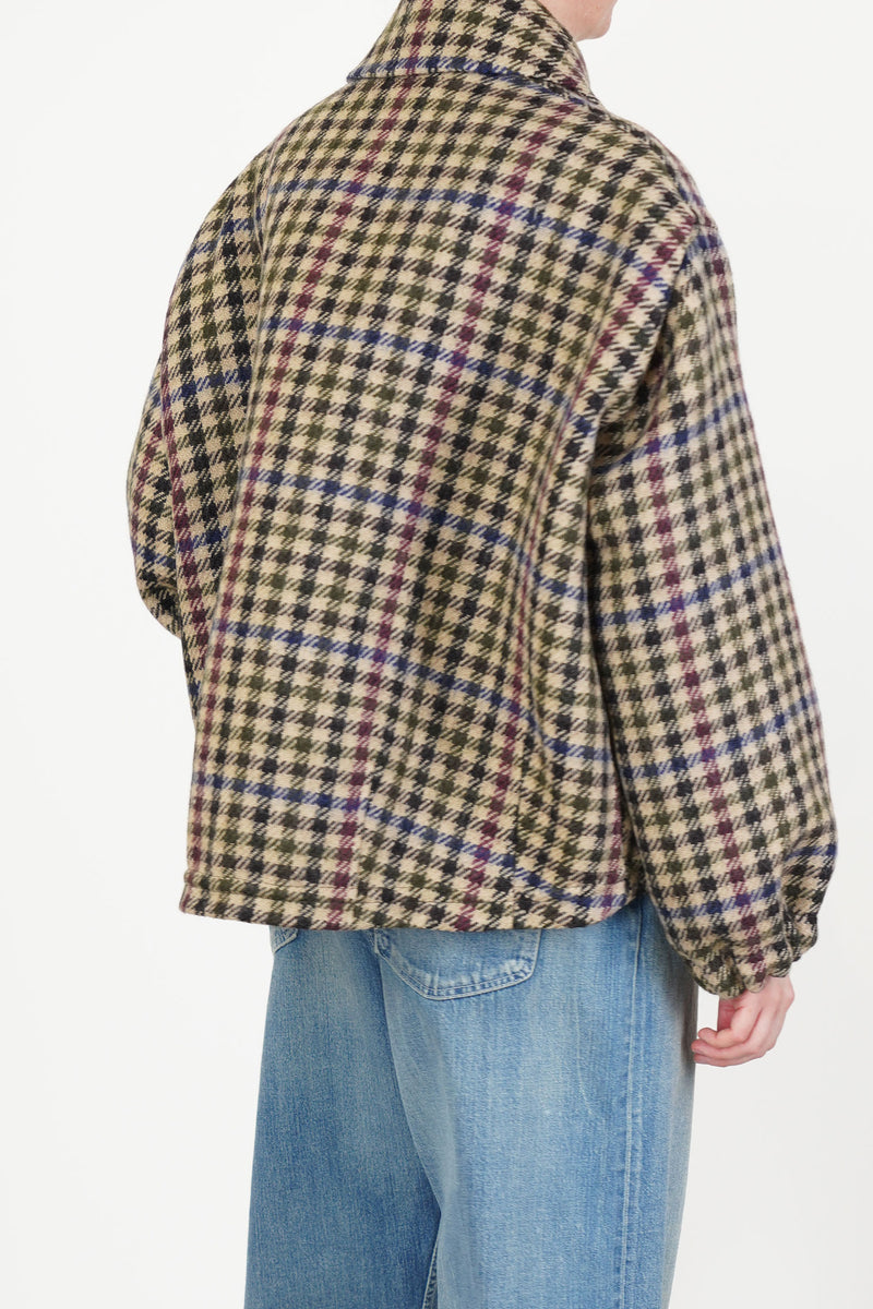 wool jacket ev-d multi check