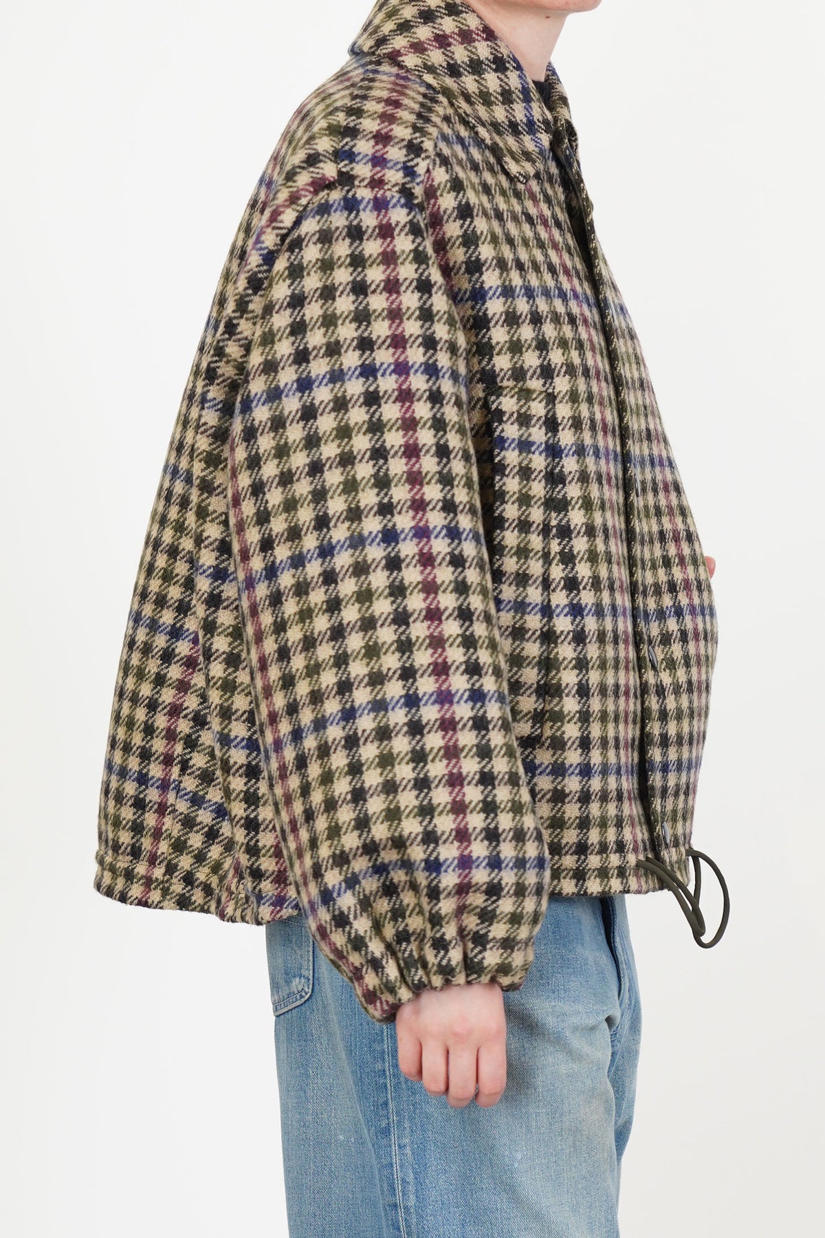 wool jacket ev-d multi check
