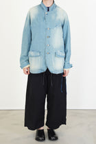 dear denim zen jacket light indigo