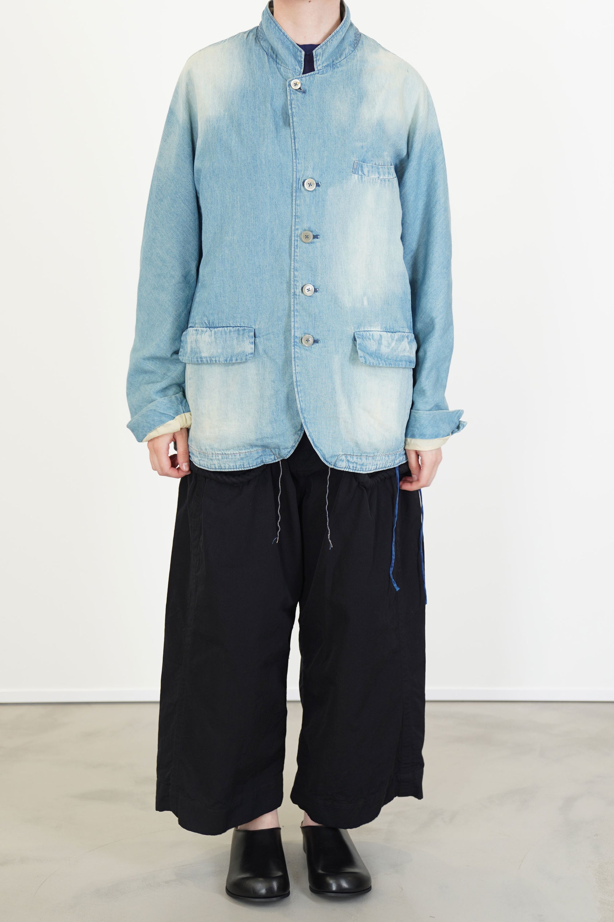 dear denim zen jacket light indigo