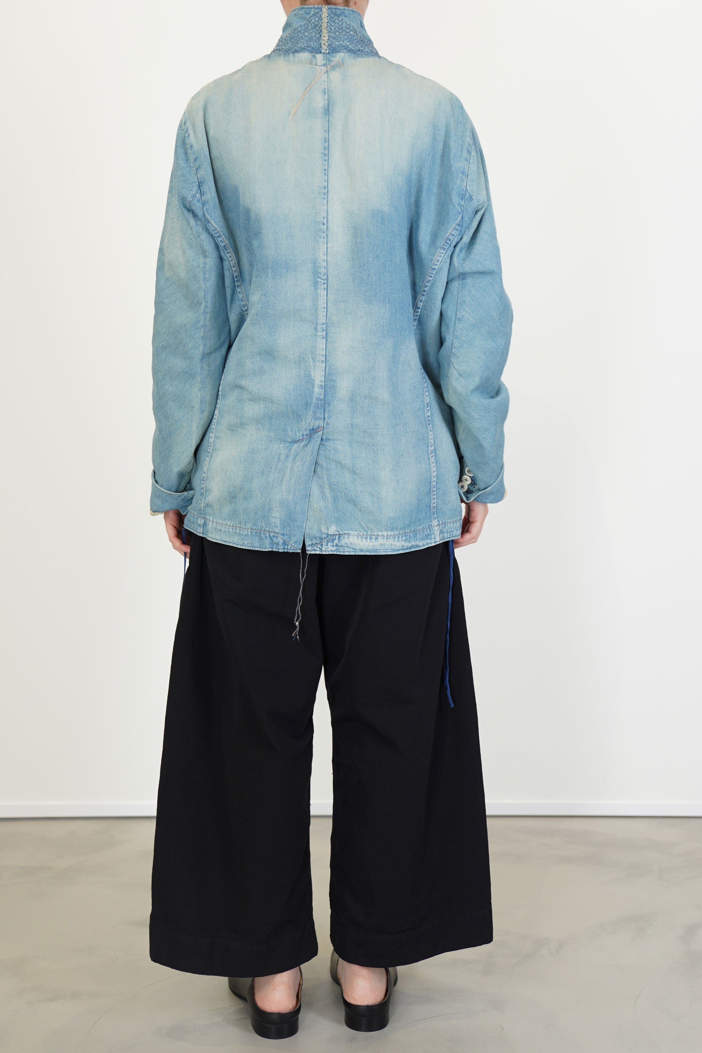 dear denim zen jacket light indigo