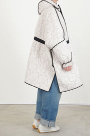 reversible sungjin coat black / cream