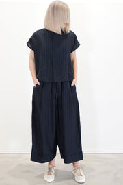 baker trousers butcher stripe ink