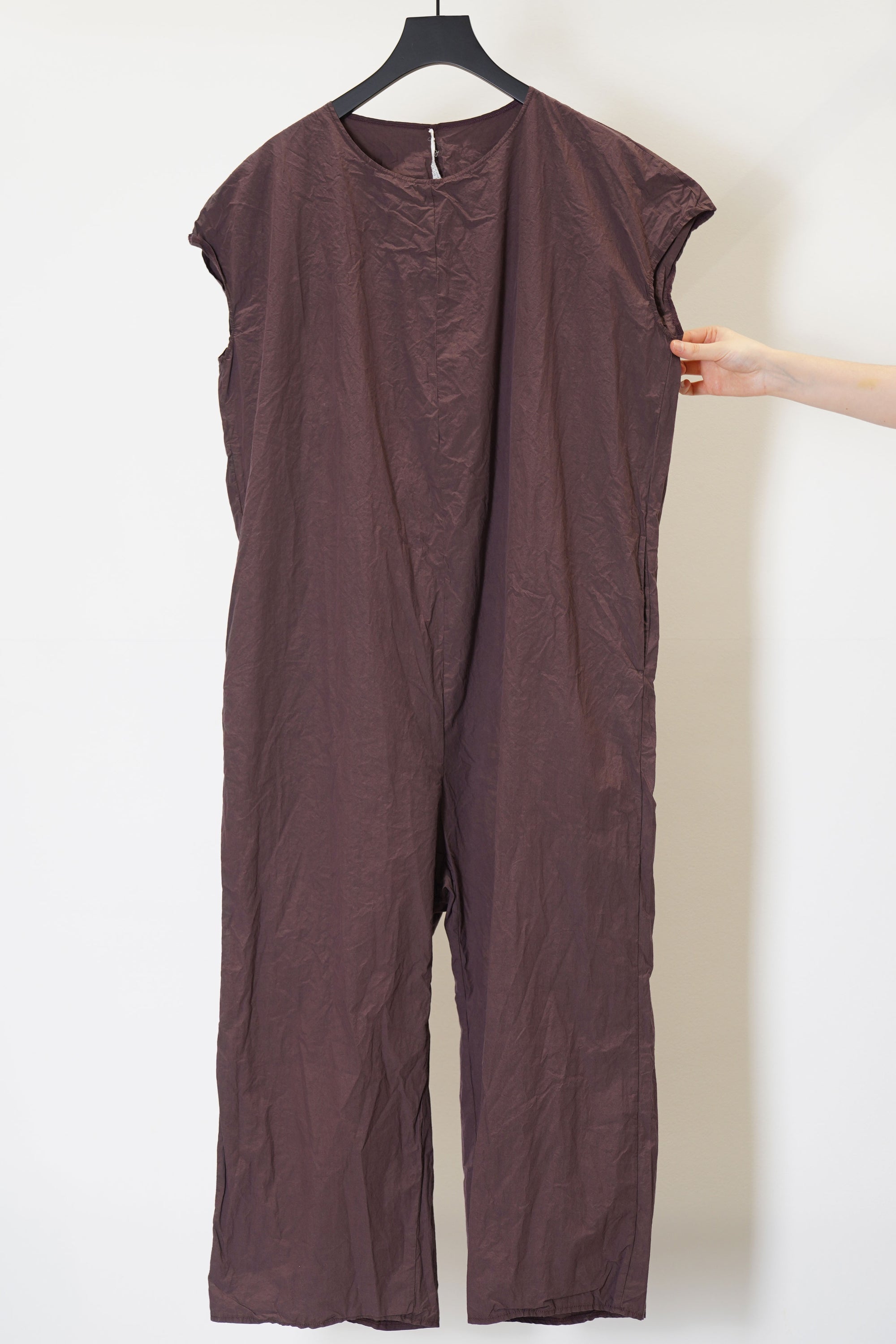 sleeveless jumpsuit tc grape