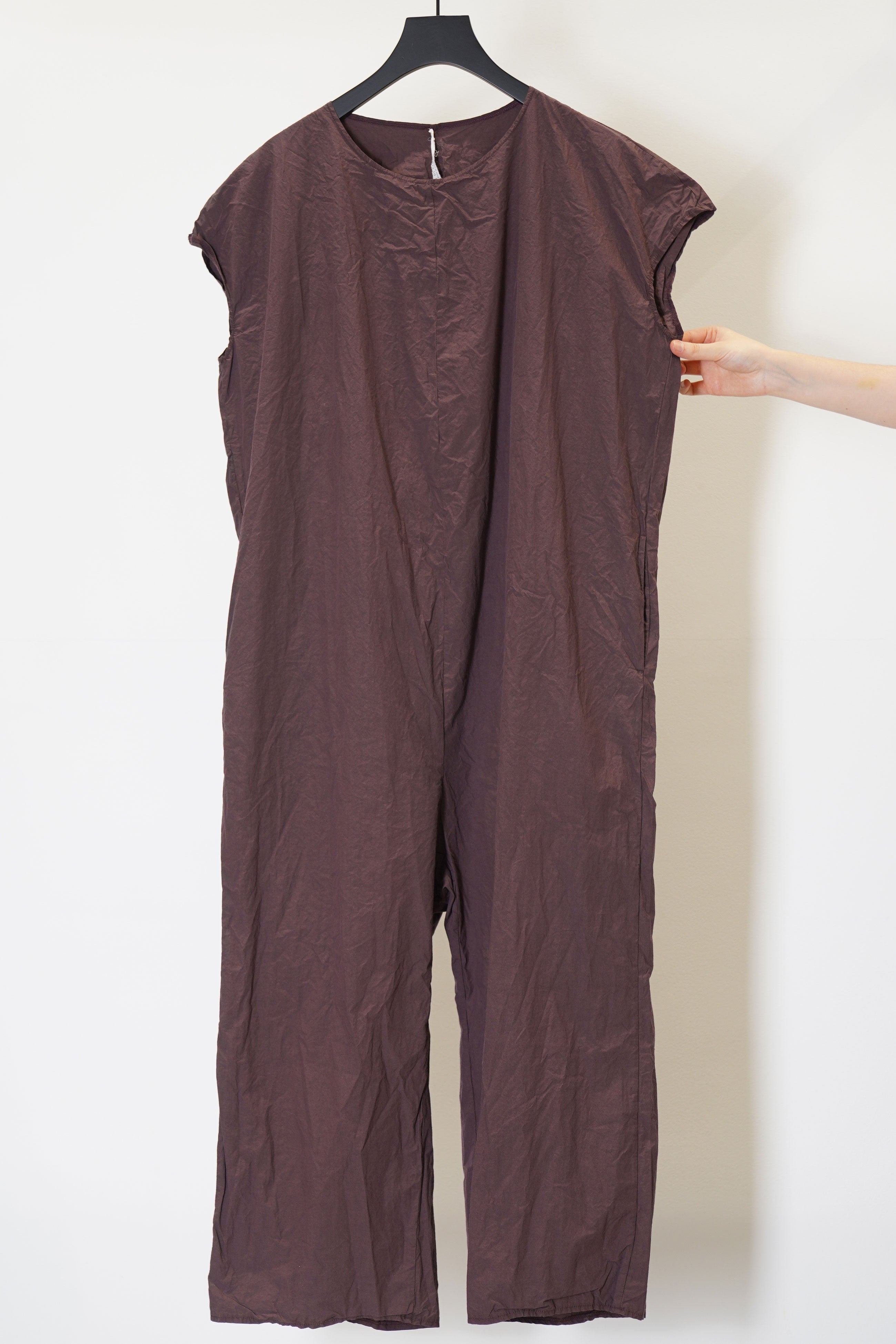 sleeveless jumpsuit tc grape
