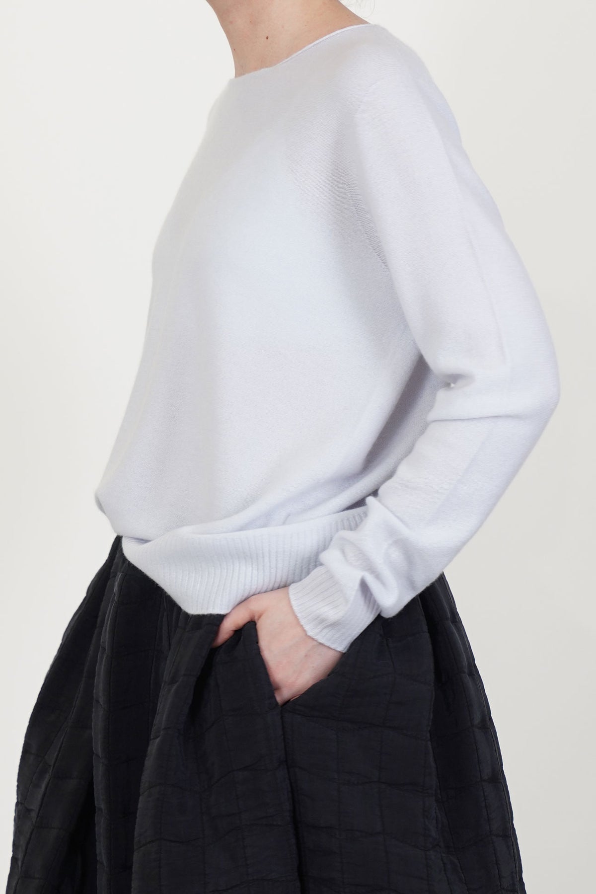 small sweater olu cashmere glacium