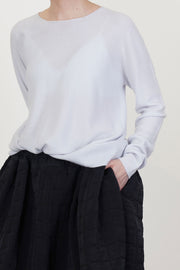 small sweater olu cashmere glacium