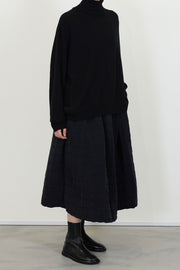 turtleneck sweater olu cashmere black
