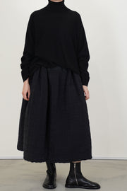 turtleneck sweater olu cashmere black
