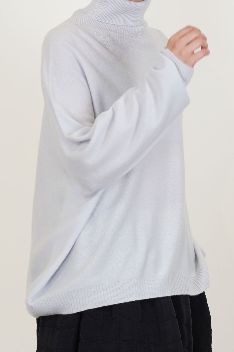 turtleneck sweater olu cashmere glacium