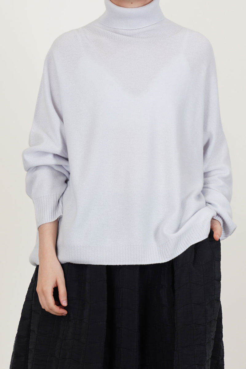 turtleneck sweater olu cashmere glacium