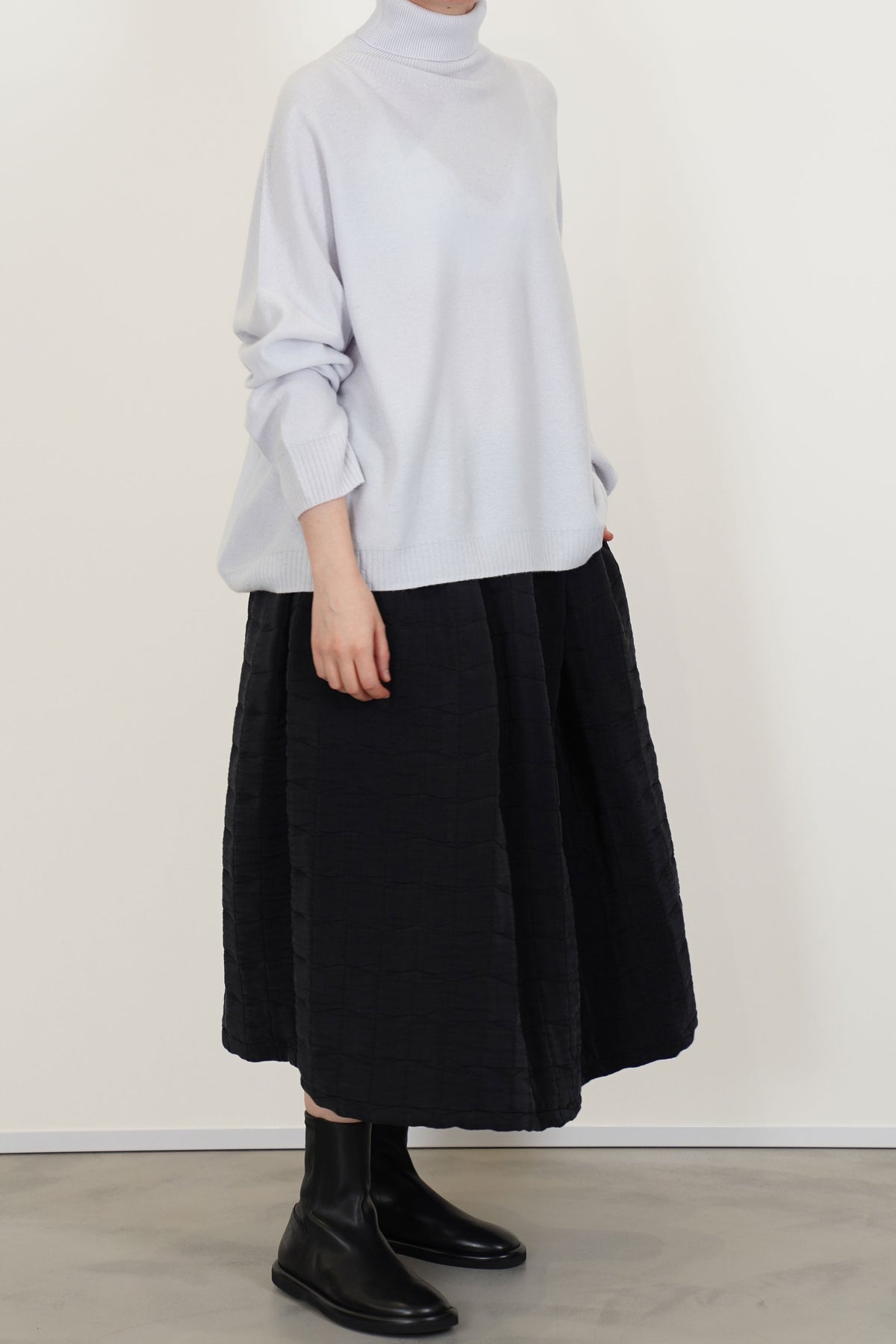 turtleneck sweater olu cashmere glacium