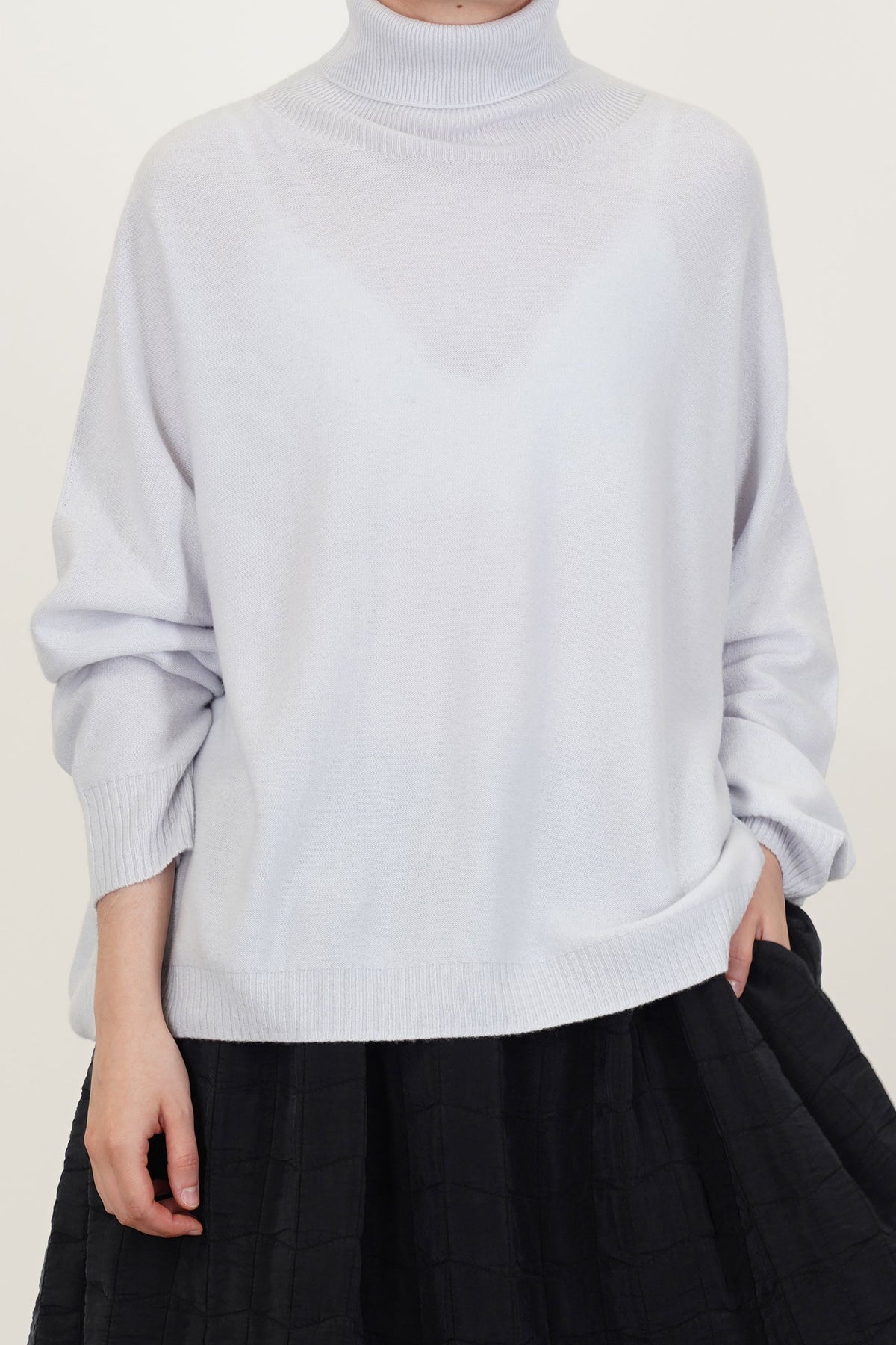 turtleneck sweater olu cashmere glacium