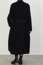 cashmere coat cash black