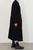 cashmere coat cash black