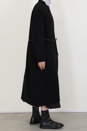 cashmere coat cash black