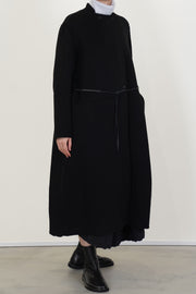 cashmere coat cash black