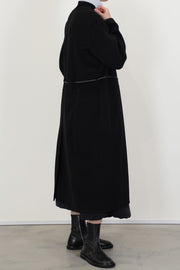 cashmere coat cash black