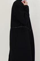 cashmere coat cash black