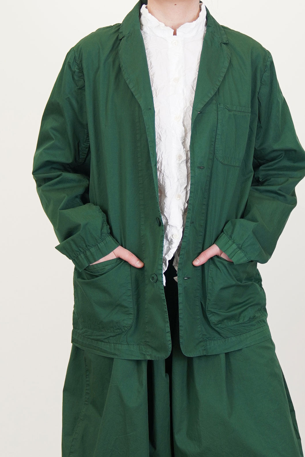 oversized jacket xing green